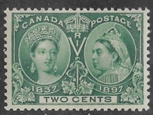 Canada # 52  Diamond Jubilee  1897   2-cent   (1)  Mint NH