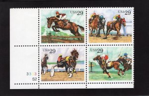 2756-2759 Sporting Horses, MNH LL-PB/4 (#S23333)