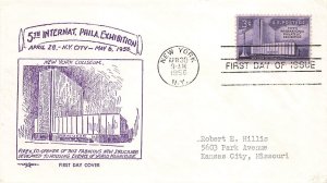 1076 3c FIPEX - Pent Arts cachet