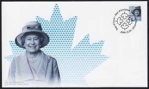 QUEEN ELIZABETH II = Official FDC Canada 2004 #2075