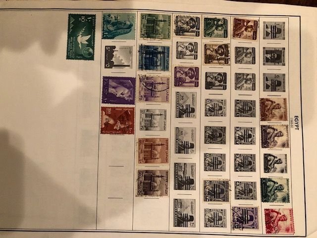 Egypt on Old Album Pages - See 7 Scans