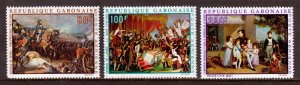 Gabon - Scott #C83-C85 - MNH - Light crease #C83, gum bump #C84 - SCV $14