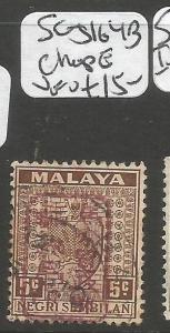 Malaya Jap Oc Negri Sembilan SG J164b Chop E VFU (9cxu) 