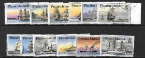 PITCAIRN ISLANDS SG315/26 1988 SHIPS FINE USED