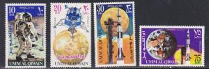 Umm Al Qiwain # 34-35 & 37-38, Apollo XII Moon Landing, NH,