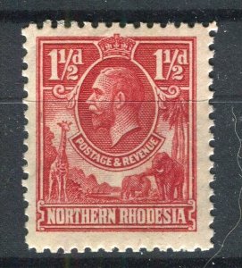 NORTHERN RHODESIA; 1930s early GV pictorial Mint hinged Shade of 1.5d. value