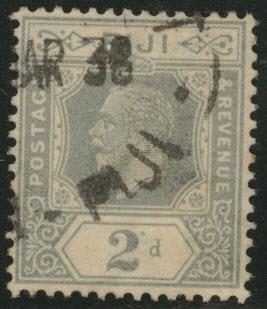 FIJI Scott 98 wmk 4 1922 used stamp