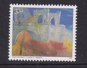 Estonia  #329  MNH  1997 stone bridge Tartu