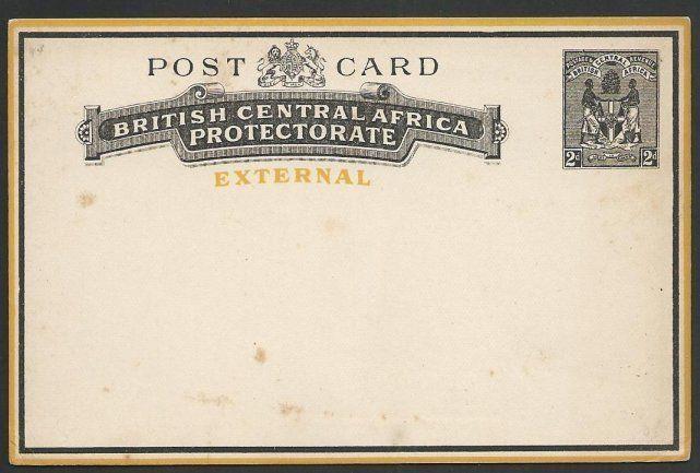 NYASALAND 2d External postcard, unused.....................................50235