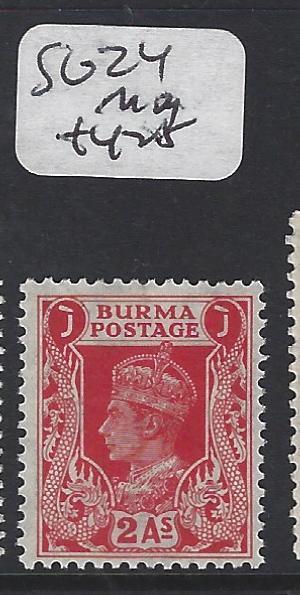 BURMA (P0304B)    KGVI  2A  SG 24    MOG