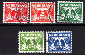 Netherlands 142-6 used