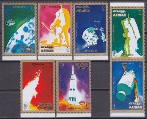 1971 Ajman 1014-20 Apollo 16 5,00 €