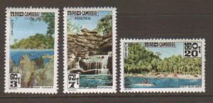 Cambodia #123-5 Mint