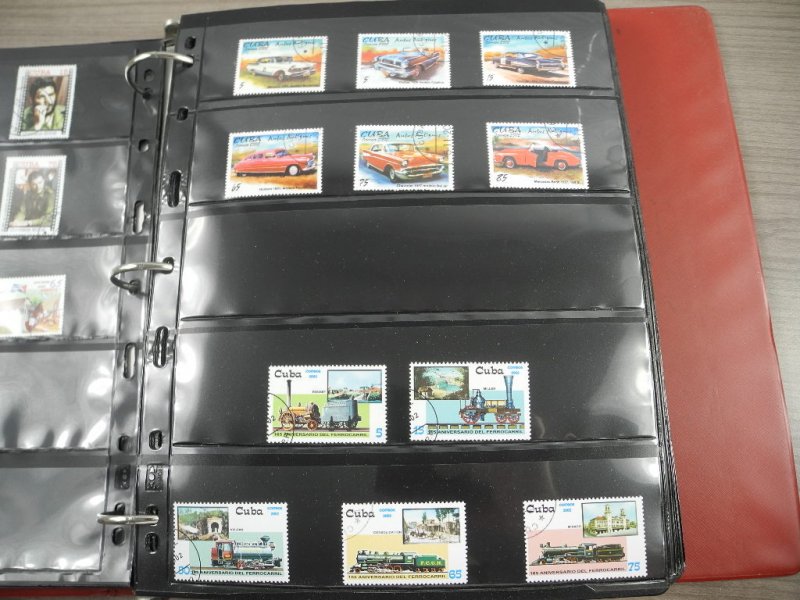 CUBA(2002-2008), Stamp Collection in stock pages(Kenmore binder)