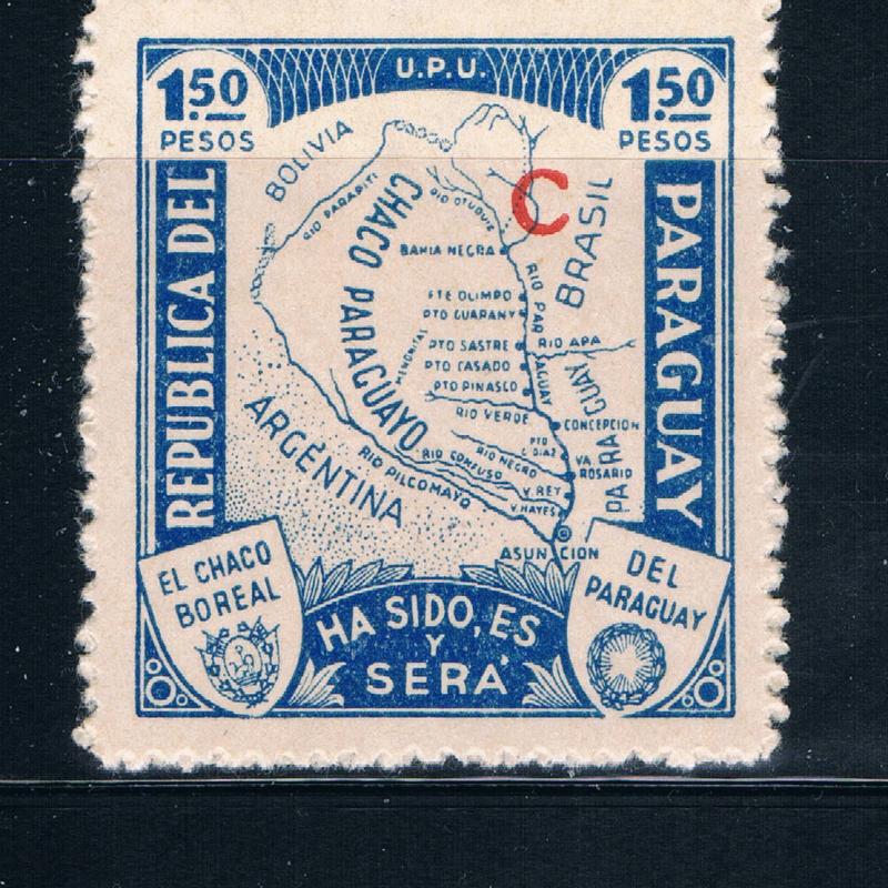 Paraguay L33 MNH Map Gran Chaco (GI0189)+