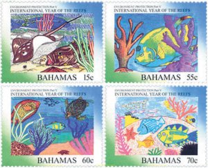 47514 MNH BAHAMAS 1997 AÑO INTERNACIONAL DE LOS ARRECIFES