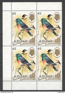 N0227 1981 Aitutaki Fauna Birds Mnh