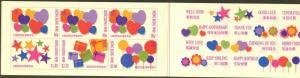 HONG KONG Sc#664a 1992 Greetings Souvenir Sheets in Booklet Mint NH