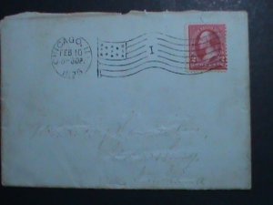 ​UNITED STATES-1894 SC#249 129 YEARS OLD-WASHINGTON COVER-FANCY CANCEL VF RARE
