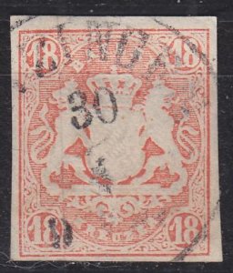 GERMANY Bayern Bavaria [1867] MiNr 0019 ( O/used ) [01] geprüft