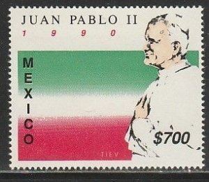 MEXICO 1648, VISIT OF POPE JOHN PAUL II. MINT, NH. VF.