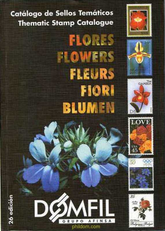Catálogo tema FLORES Edi.26 DOMFIL PHILDOM