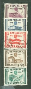 Austria #599-603 Used Single (Complete Set)