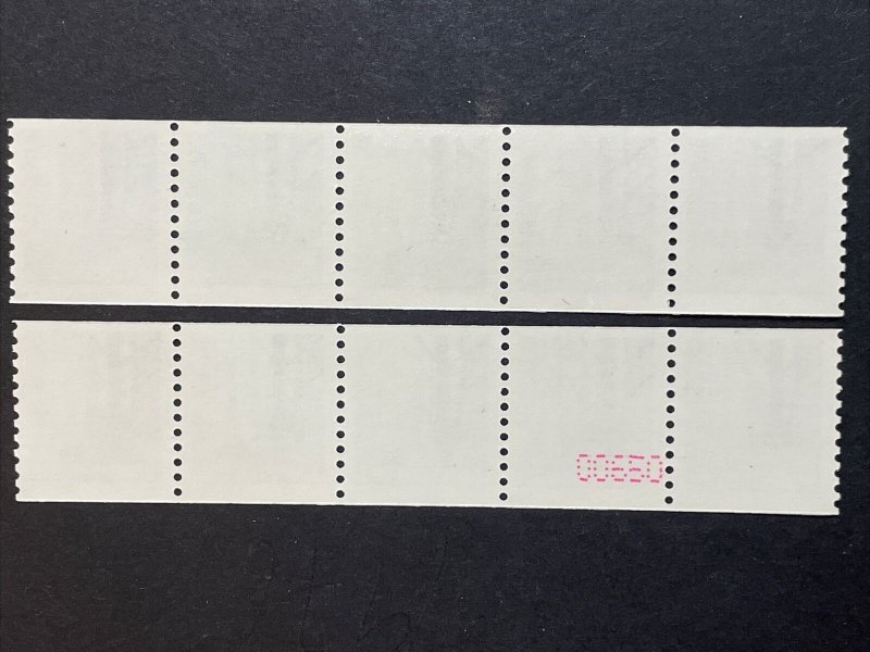 2 X US PNC5 5c Nonprofit Wetlands Stamp Sc# 3207 Plate S1111 MNH +/- Back Number