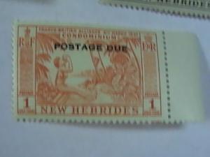 NEW HEBRIDES # J16-J20-MINT/NEVER HINGED-COMPLETE SET-POSTAGE DUE--QEII--1953 #2