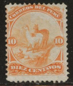 Peru  Scott 111 MH*