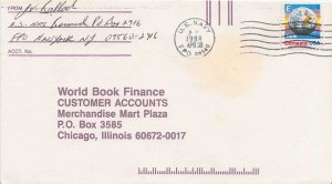 United States Fleet Post Office [25c] E Earth 1988 U.S. Navy, FPO 09560 Naval...