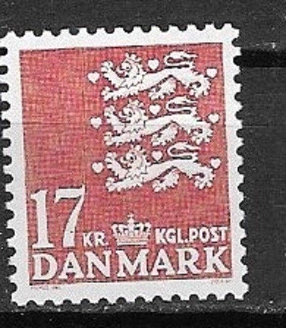 Denmark 1982 State Seal C# 719  Mint NH VF 