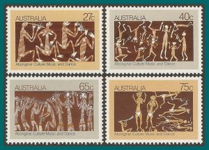 Australia 1982 Aboriginal Culture, MNH 842-845,SG859-SG862