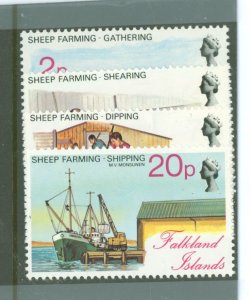 Falkland Islands #250-253 Mint (NH) Single (Complete Set) (Sheep)