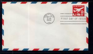 US UC36 Jet Postal Envelope U/A FDC VF