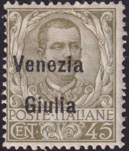 Austria 1918 #N27 fvf mh 45c Olive Green