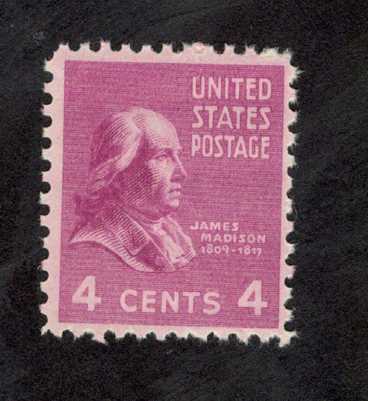 808 James Madison US Single Mint/nh (Free Shipping)