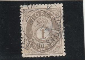Norway  Scott#  22  Used