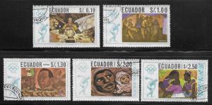 Ecuador  Scott 759-759E  USED  Short set