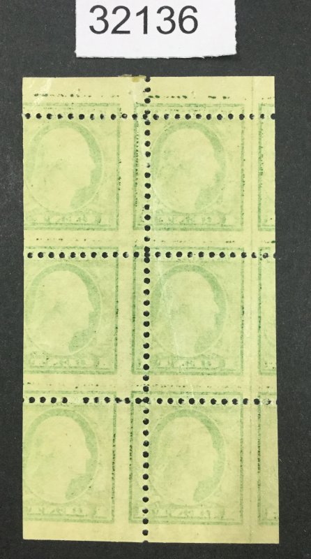 US STAMPS #498e MINT OG NH BOOKLET LOT #32136