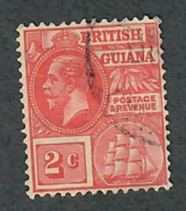 British Guiana #192 used single