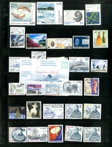 Greenland Loaded Stamp Variety Collection