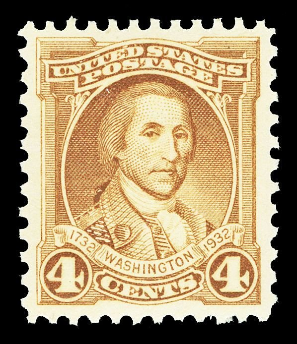 Scott 709 1932 4c Washington Issue Mint XF NH