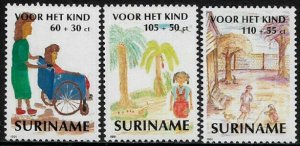 Surinam #B386-8 MNH Set - Children's Drawings