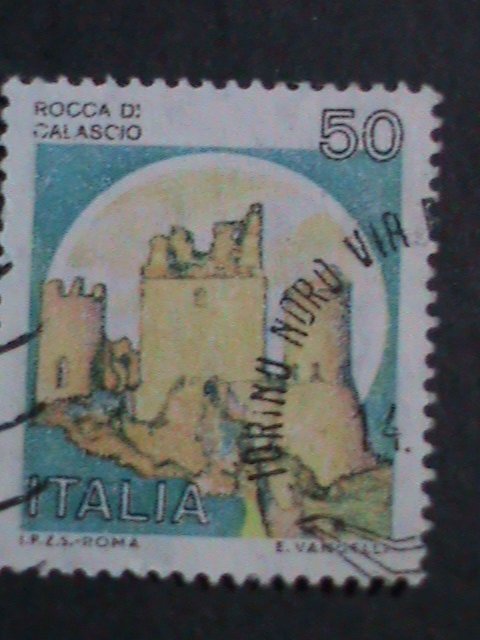 ​ITALIY-1980 VERY OLD ITALY FAMOUS CAST;ES USED STAMPS LARGE SETVERY FINE WE S