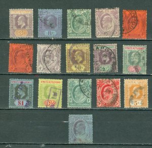 STRAITS SETTLEMENTS EDW VII MOSTLY USED...