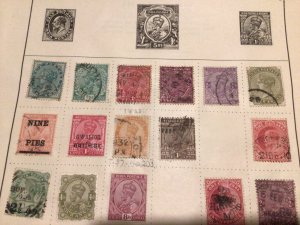 British India mounted mint  and used stamps A10118