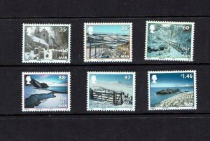 Isle of Man: 2010,  Christmas, Let it Snow, MNH Set