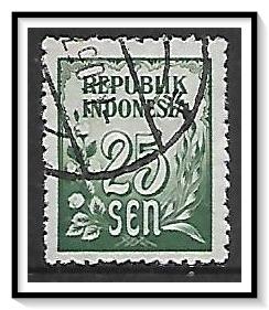 Indonesia #376 Numeral Used