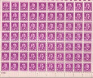 US Stamp 1948 Justice Harlan Stone 70 Stamp Sheet #965 VF MNH Fresh!